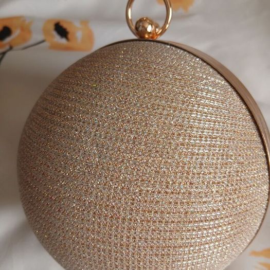 Stunning  Gold Ball style bag