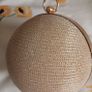 Stunning  Gold Ball style bag Image 7