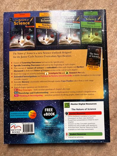 The Nature of Science JC Science book