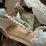 Linzi Swan Bridal Satin Pearl Heels UK Size 8 Image 5