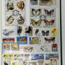Collection. Green Lighthouse Stamp Stock book full of used stamps.  Over 600 stamps and a number of block. Good thematic of travel inc cars & animals Image 2
