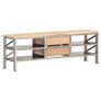 TV Cabinet 120x30x40 cm Solid Mango Wood Image 3