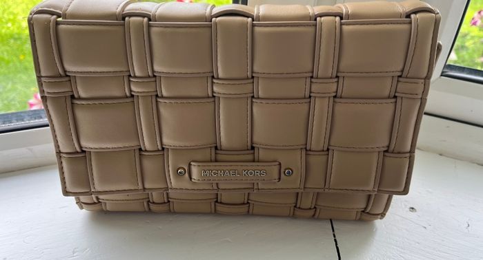 Michael Kors Ivy Woven Crossbody Handbag