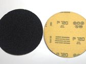 100PC 125mm Velcro Silicone Carbide Disc Pads 120 GRIT + FREE BACKER
