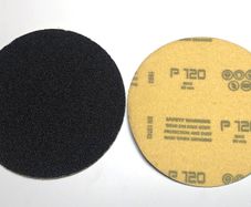 100PC 115mm Velcro Silicone Carbide Disc Pads 120 GRIT FREE BACKER