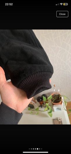 Lacoste Premium Wool Bomber Jacket Black