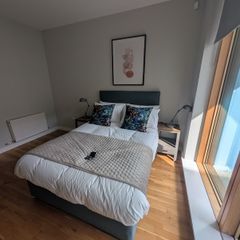 Double bed with mattress
