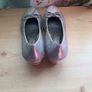 Silver Leather Tamaris slip on wedge shoes Eu 41 size 7 Image 3