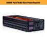 Pure Sine Wave Inverter DC 12 AC  220v Power 4000W Car Inverter Converte WITH LED Display Image 4