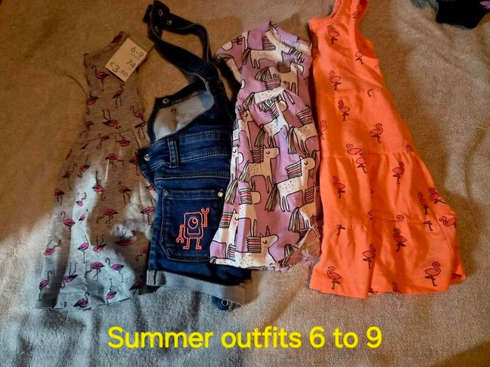 Baby Girl Bundle Mainly Summer Six to Twelve Months
