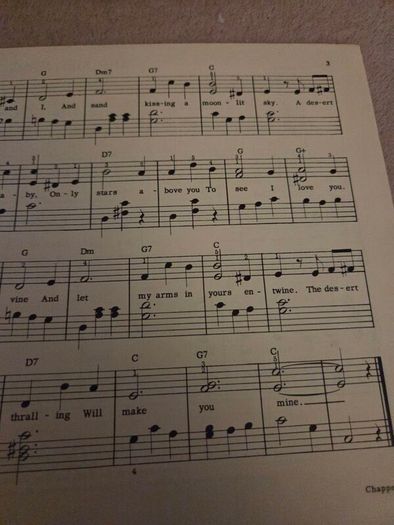 Selections from The Desert Song Made Easy for Piano by Honora Klarmann w/ chords