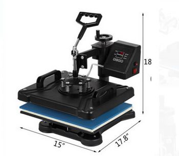 Affordable Digital Swing Away 8 in 1 Heat Transfer Press T-Shirt Sublimation Machine