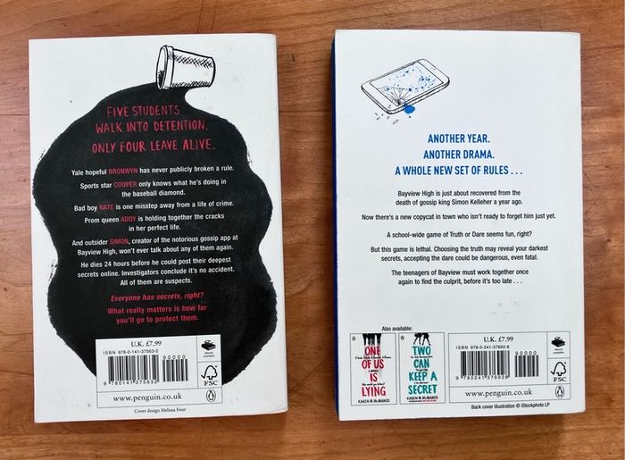 One Of Us Is Lying & One Of Us Is Next by Karen M McManus