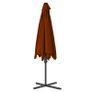 Outdoor Parasol with Steel Pole Terracotta 300x230 cm Image 2