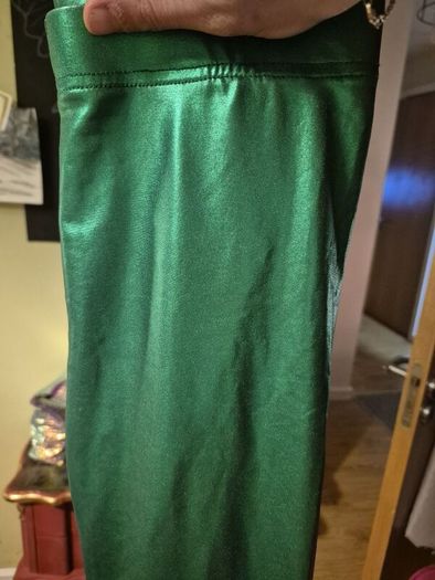 Leight Tucker Leggings in Metallic Green 10-11Y