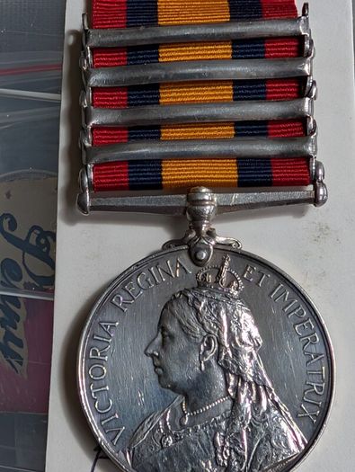 Queens SA medal Boer War.