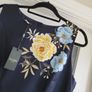 HOBBS Moira Navy & Yellow Dress Sz 16 UK - Bnwt Rrp 190 Image 6