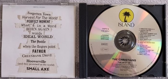 The Christians - The Best Of The Christians CD (1993) Compilation Pop Rock EX+