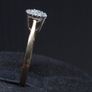 Vintage 9ct Gold Diamond Engagement Ring Size 51/52 Image 4