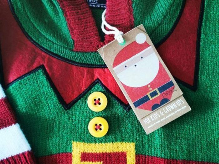 Next Elf Christmas Jumper size 3-6 months