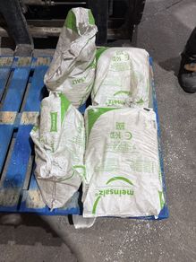 Granular salt bags burst