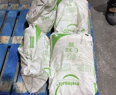 Granular salt bags burst