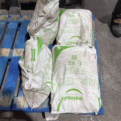Granular salt bags burst