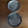 Vintage small circular sweet tin boy and girl design aged Image 5