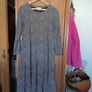 Sea salt Cornwall tiered jersey dress Image 4