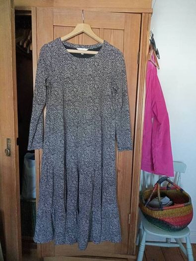 Sea salt Cornwall tiered jersey dress