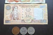A Lot of 2 notes &amp; 10 coins from Cyprus (1955-2001)