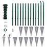 Chain Link Fence with Posts Spike Steel 1,0x25 m Image 6