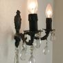 vintage French wall candle sconces Image 3