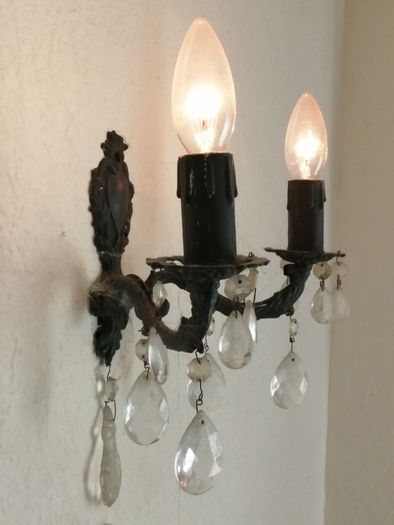 vintage French wall candle sconces
