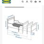 extendable IKEA child's bed Image 5