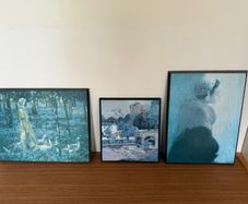 Vintage National Gallery Official Sealed Wooden Prints