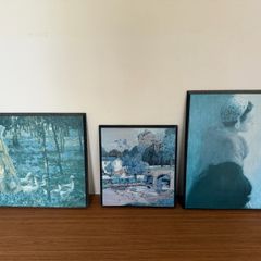 Vintage National Gallery Official Sealed Wooden Prints