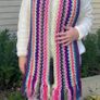 Handmade Crochet Pocket Shawl Image 2