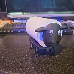 Funny toilet paper holder