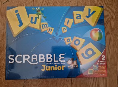 Scrabble Junior Board Game 2 Levels Of Play!