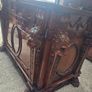 Thomas Chippendale Lions Head Carved Twin Pedestal Partner Desk+ chair Image 7