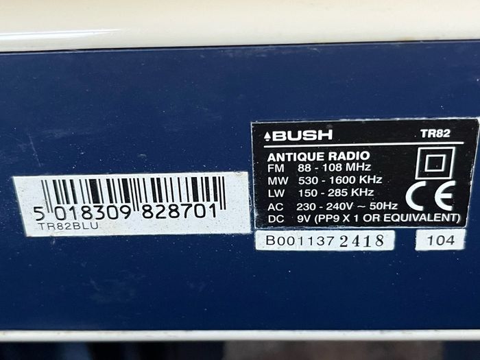 Vintage Bush TR82/97