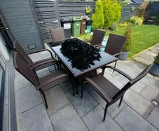 Rathan table and chairs