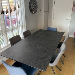 dining table and 6 chairs