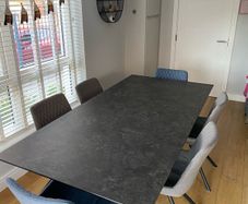 dining table and chairs