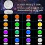 Levitating Moon Lamp -5.9inch Floating 16 Colors Moon Lamp -3D Printed Magnetic Levitation Night Light for Home Decor, Remote Control & Brightness Adjustable - Birthday Gifts for Lover Friends Image 2