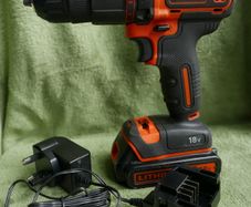 Black+Decker 18V Li-ion Brushed Cordless Combi drill