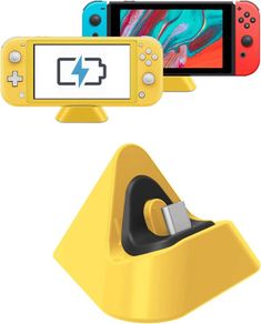 Charging Dock for Nintendo Switch Lite, Charging Stand Station Compatible with Nintendo Switch (Yellow)