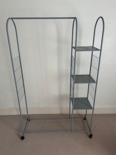 Clothes rail and rack