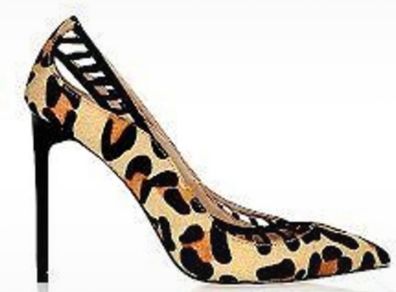 River Island Leopard High Heel Shoes